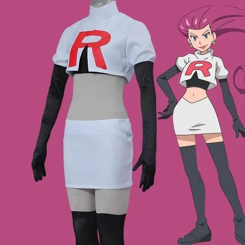 Premium Team Rocket Cosplay Costume Full Set Unisex - Image 4