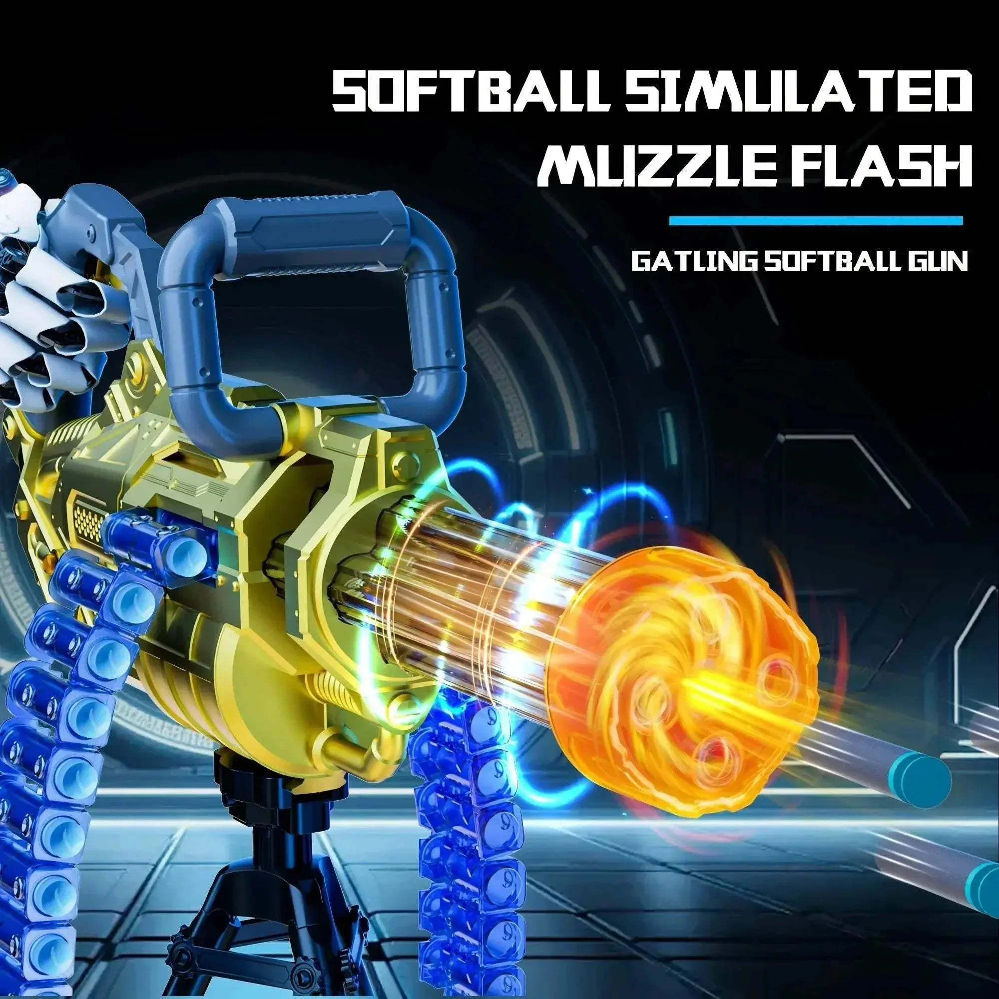 Premium Toy Blaster With Light Up High Speed For Ages 6 - Image 2