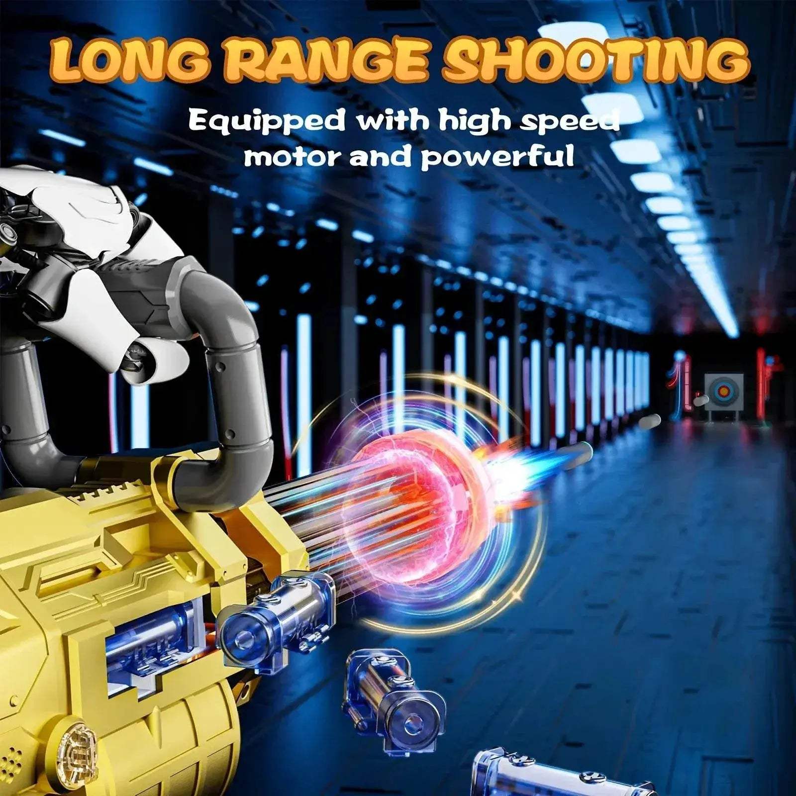 Premium Toy Blaster With Light Up High Speed For Ages 6 - Image 6