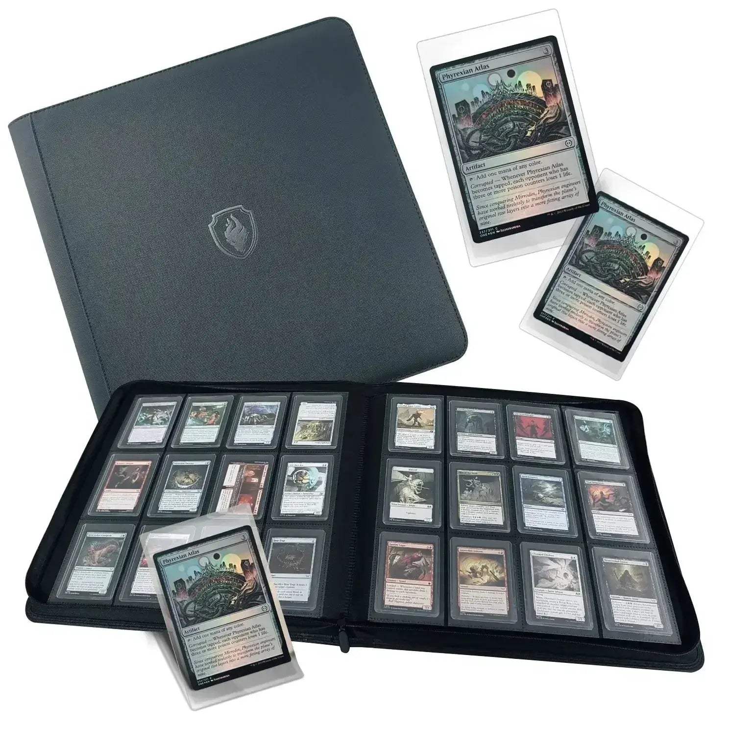 Premium Trading Card Binder With 12 Pocket Double Sided Pages - Image 11