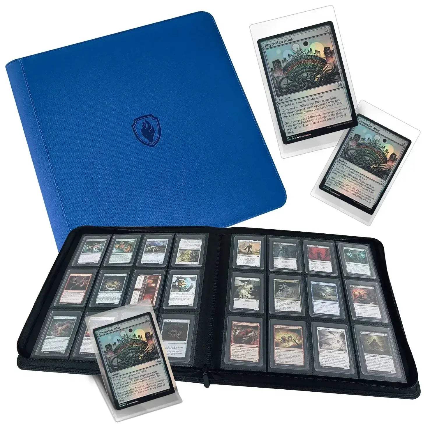 Premium Trading Card Binder With 12 Pocket Double Sided Pages - Image 6