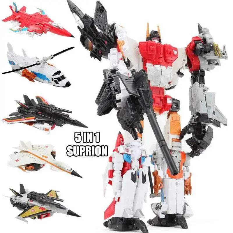 Premium Transforming Robot Toys 6in1 KO For Collectors - Image 13