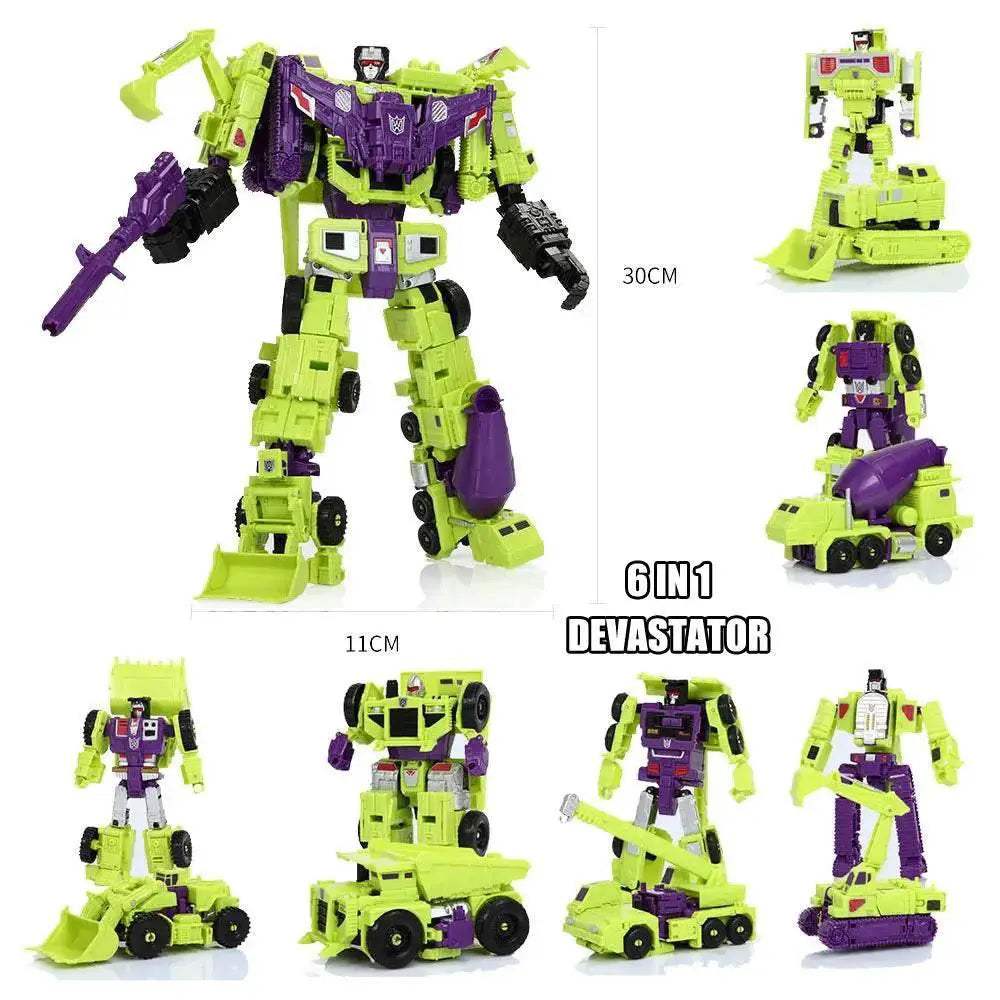 Premium Transforming Robot Toys 6in1 KO For Collectors - Image 9