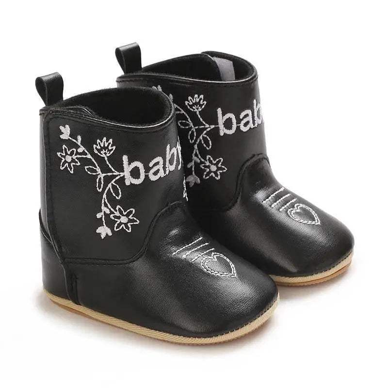 Premium Ultra Soft Baby Boots Soft PU AntiSlip Non Skid Sole For 0 To 18 Months Walking - Image 12