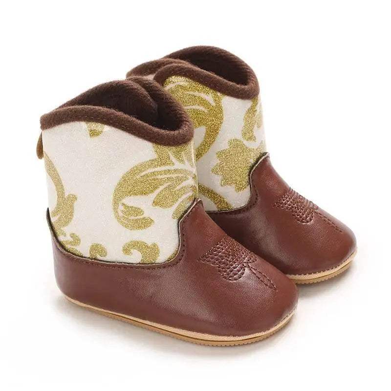 Premium Ultra Soft Baby Boots Soft PU AntiSlip Non Skid Sole For 0 To 18 Months Walking - Image 9