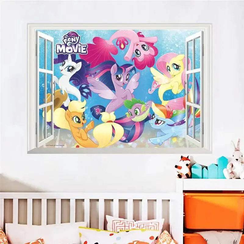 Premium Wall Stickers Cartoon Pony For Kids Room Decor - Image 10
