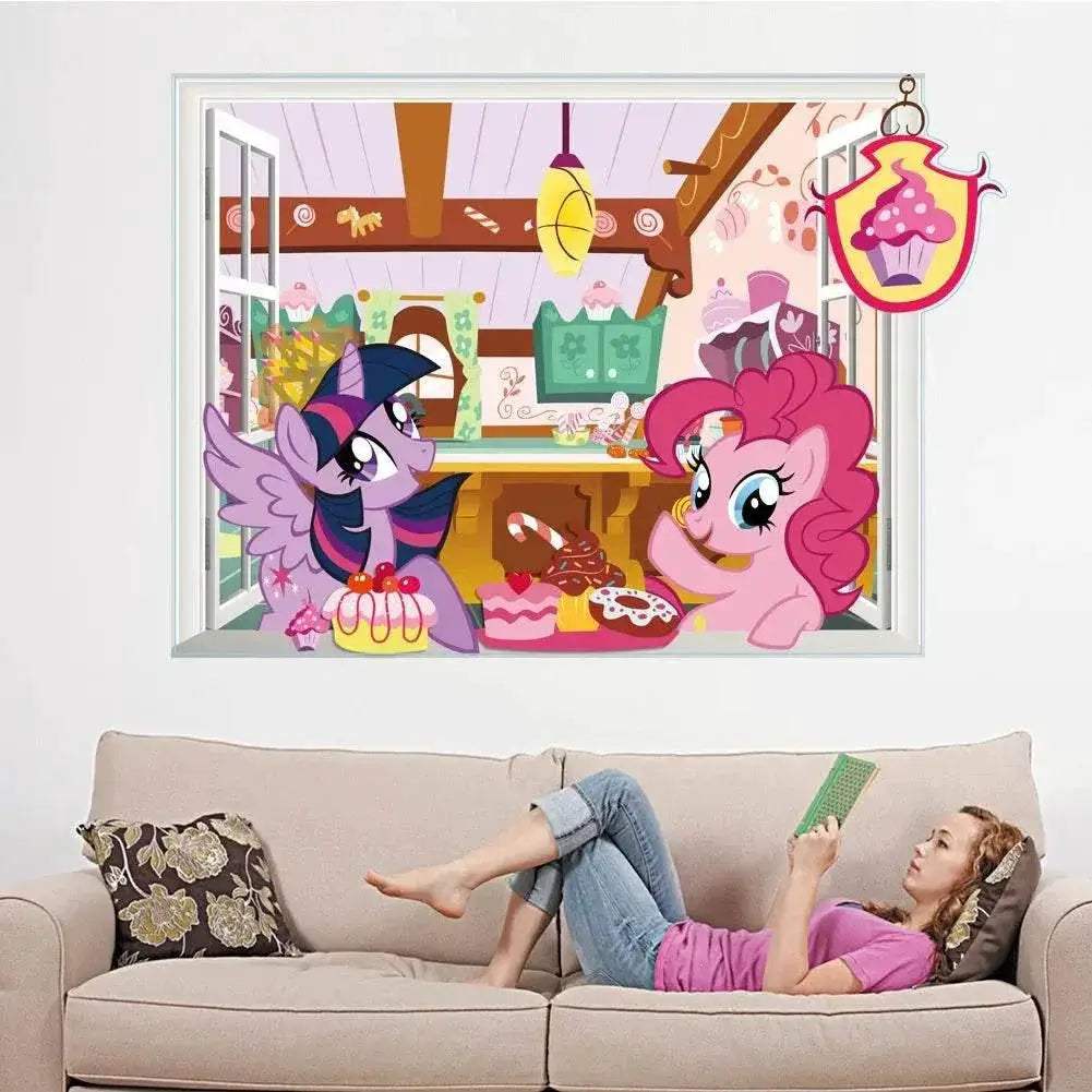 Premium Wall Stickers Cartoon Pony For Kids Room Decor - Image 16