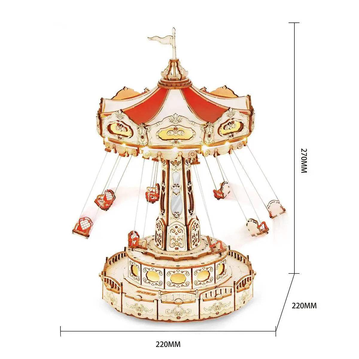 Premium Wooden Puzzle Moveable 3D DIY Music Box For Kids - Image 7