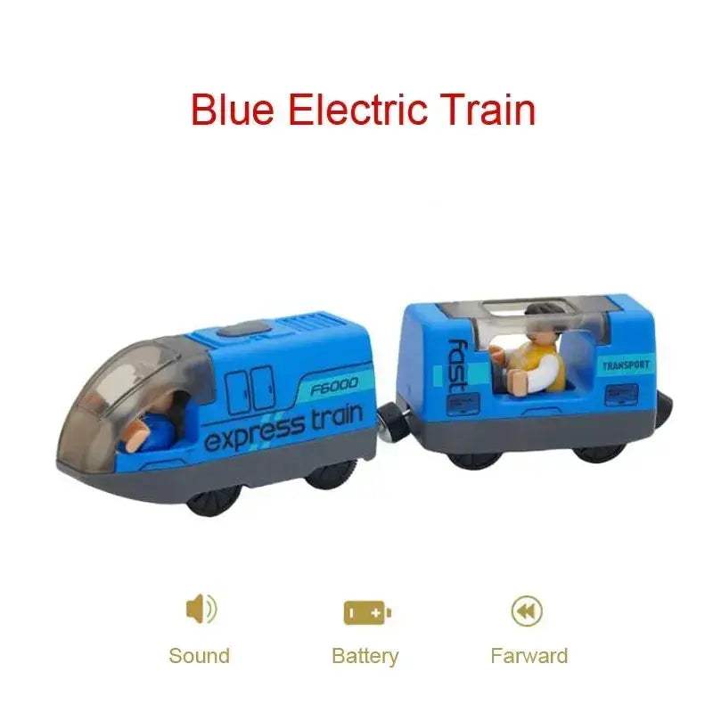 Premium Wooden Train Set For Kids With Compatible Track - Image 18