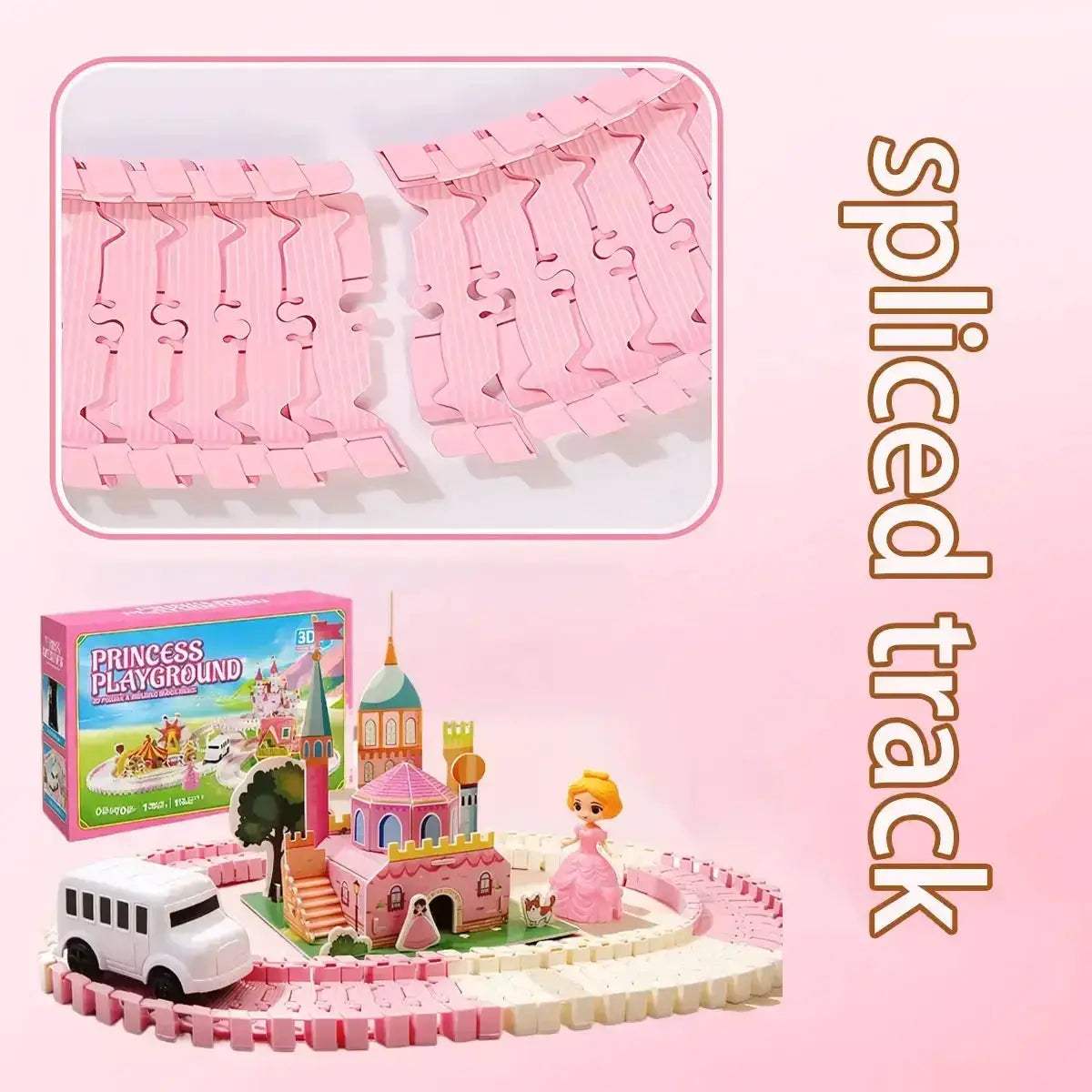Princess Castle Track 3D Puzzle Kids Educational Toy - Image 5
