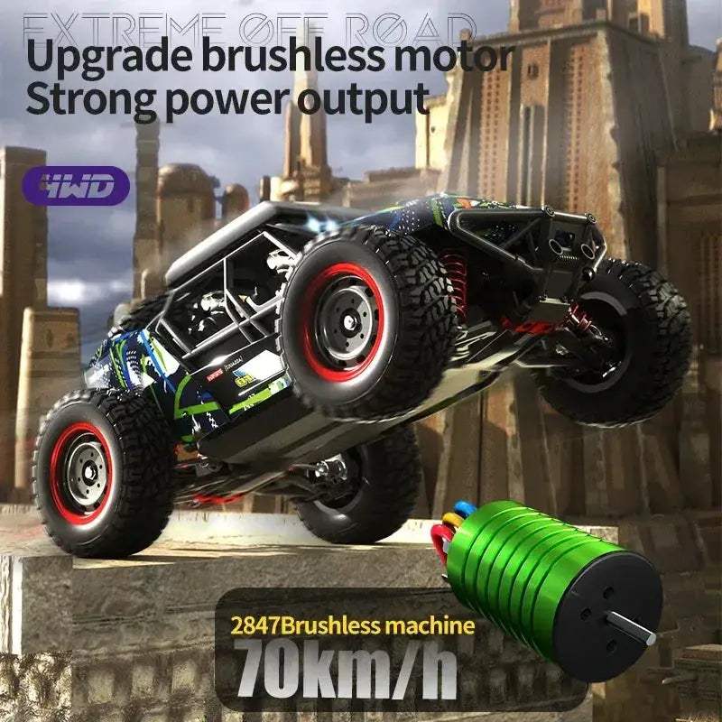 Pro 4WD Off Road RC Car 70Kmh Brushless Motor Durable - Image 4