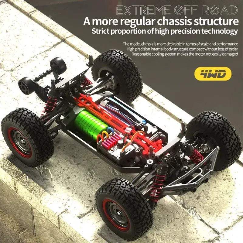 Pro 4WD Off Road RC Car 70Kmh Brushless Motor Durable - Image 5