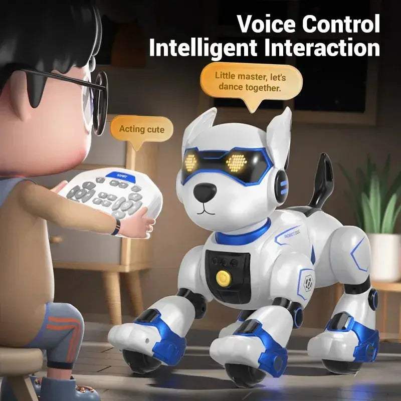 Programmable Remote Robot Dog With Voice Commands And Touch Sensor