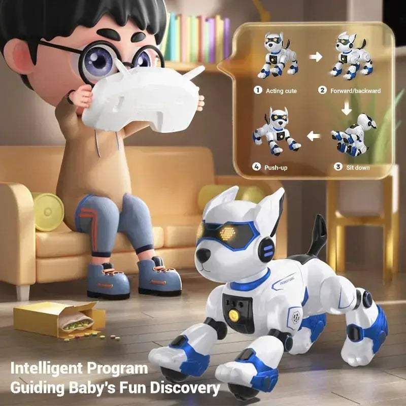 Programmable Remote Robot Dog With Voice Commands And Touch Sensor - Image 3