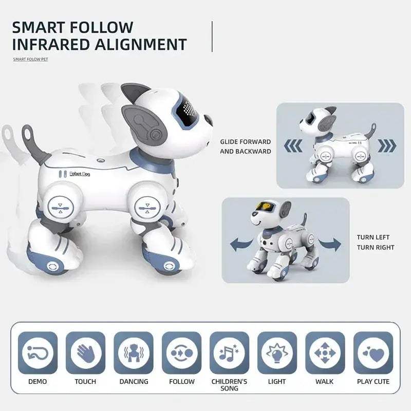 Programmable Robot Dog Toy With Voice Commands And Touch Sensor - Image 2