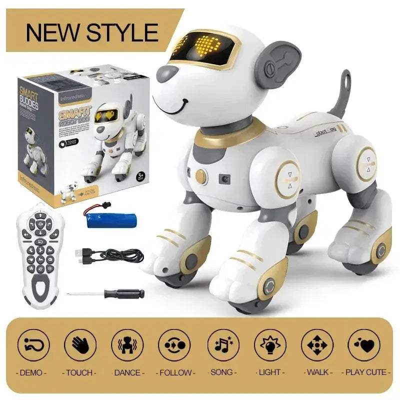 Programmable Robot Dog Toy With Voice Commands And Touch Sensor - Image 7