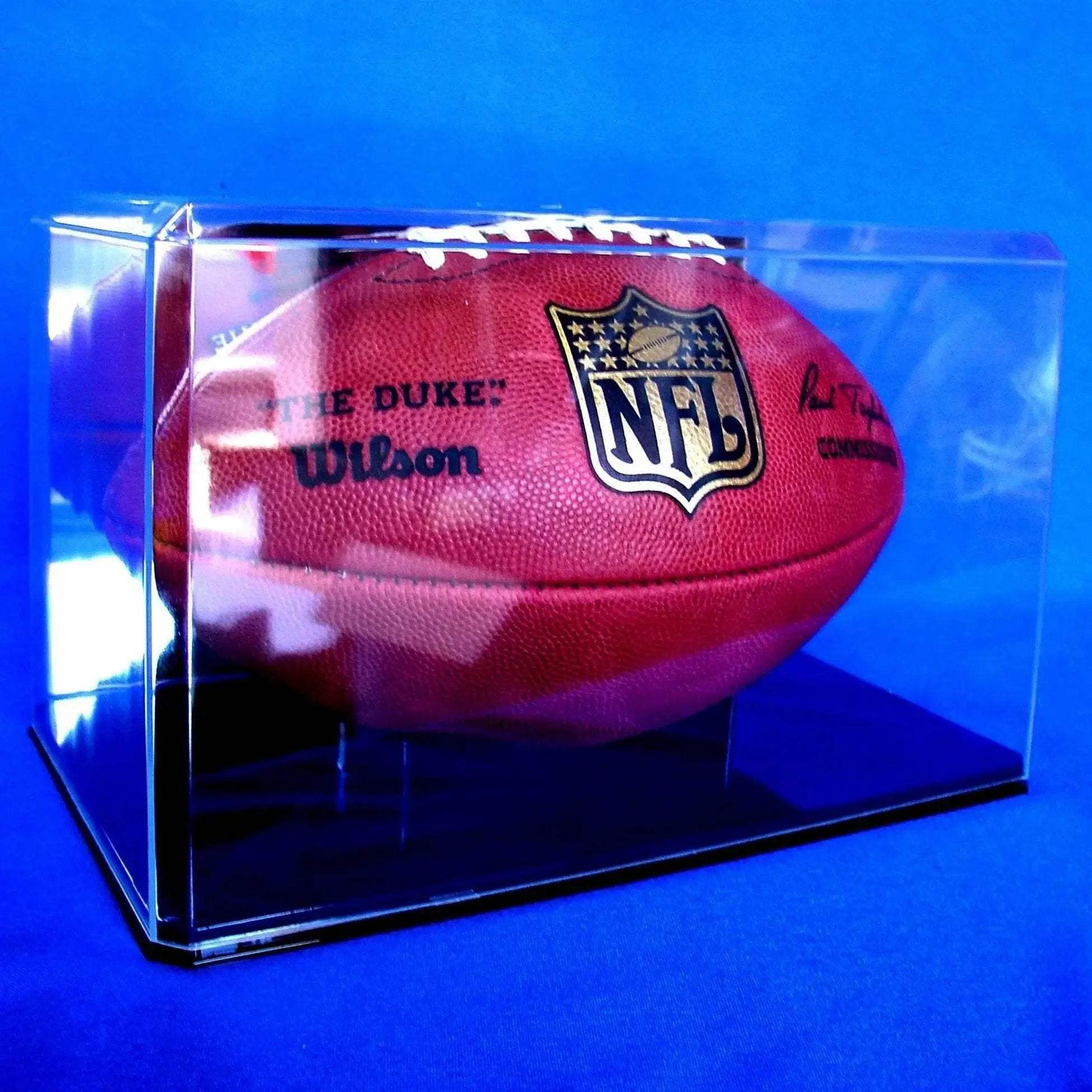 Protech Football Helmet Display Case With Mirrored Back