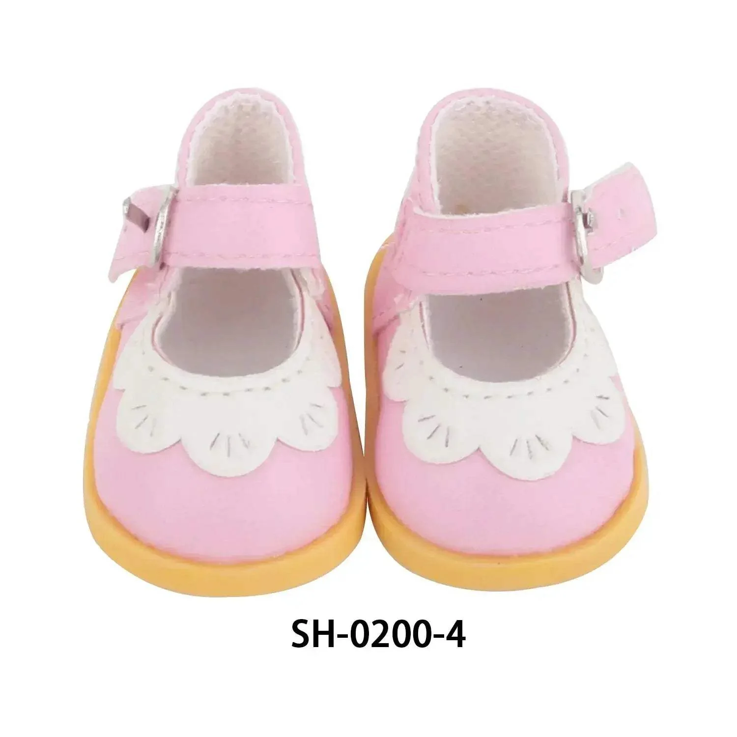 PU Leather Heart Bow Doll Shoes For 14 Inches Dolls - Image 12