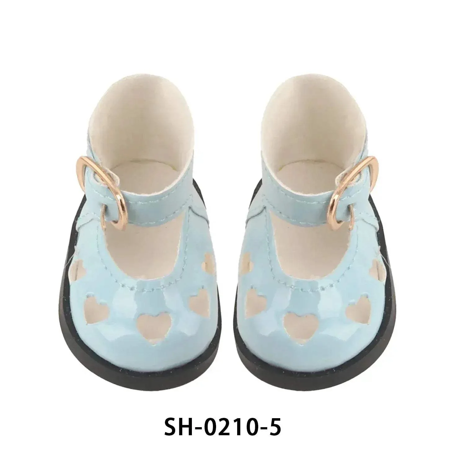 PU Leather Heart Bow Doll Shoes For 14 Inches Dolls - Image 30