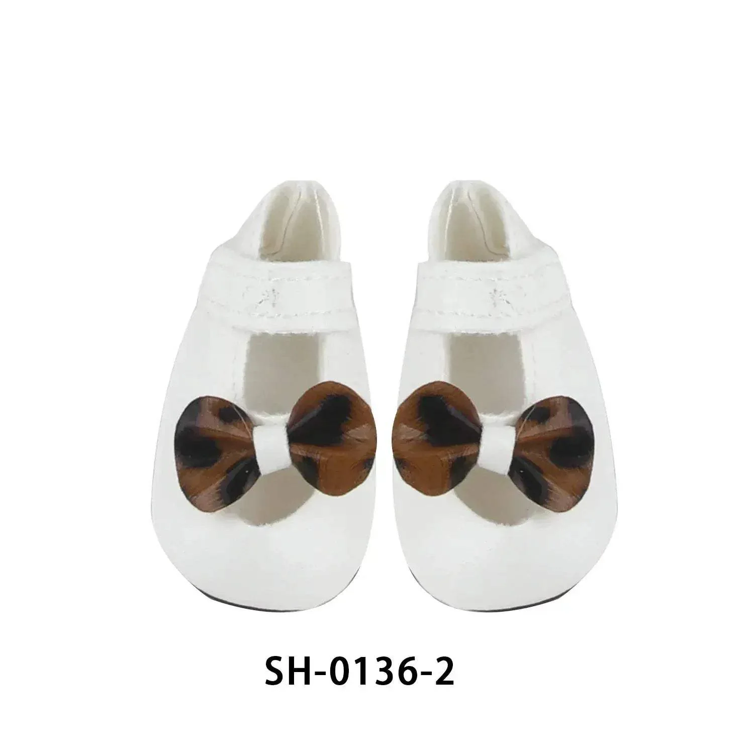 PU Leather Heart Bow Doll Shoes For 14 Inches Dolls - Image 31
