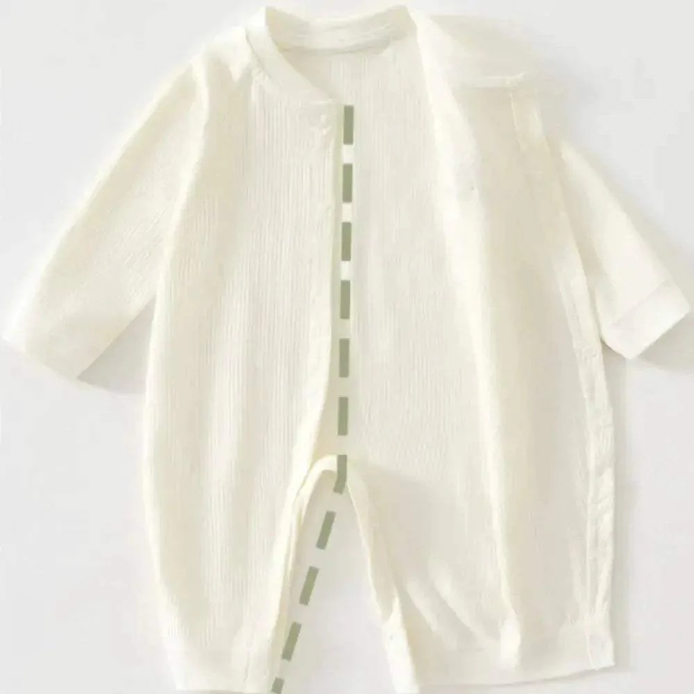 Pure Cotton Baby Jumpsuit Unisex Romper 0 To 18 Months - Image 6