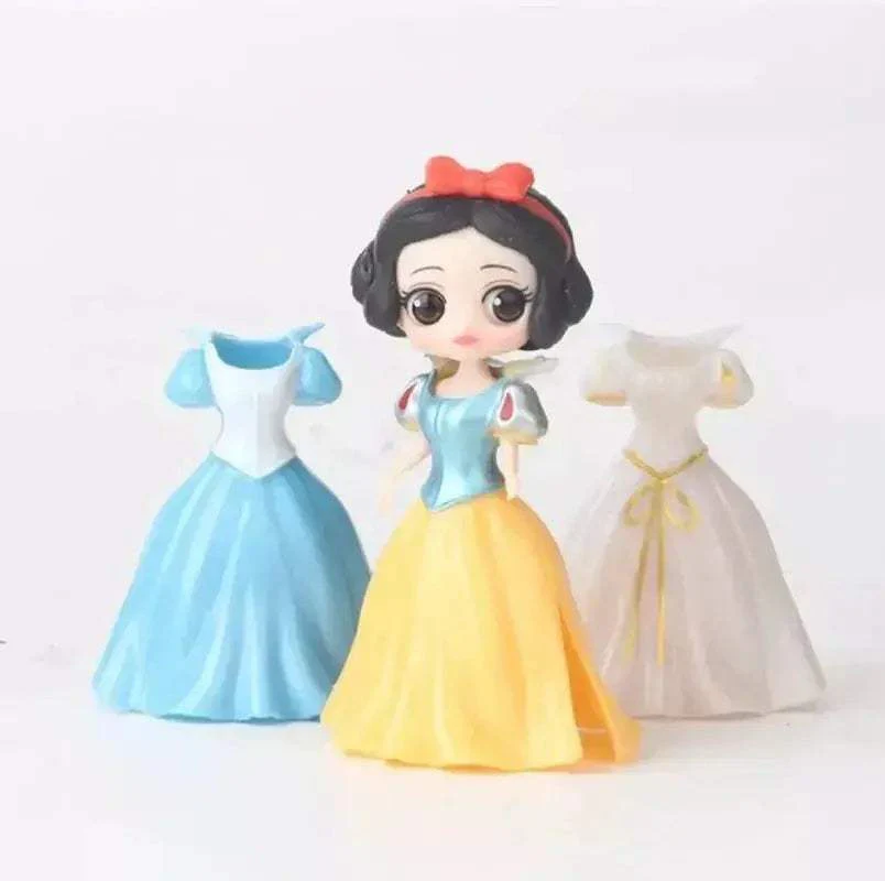 PVC Princess Action Figures With Interchangeable Clothes - Image 5