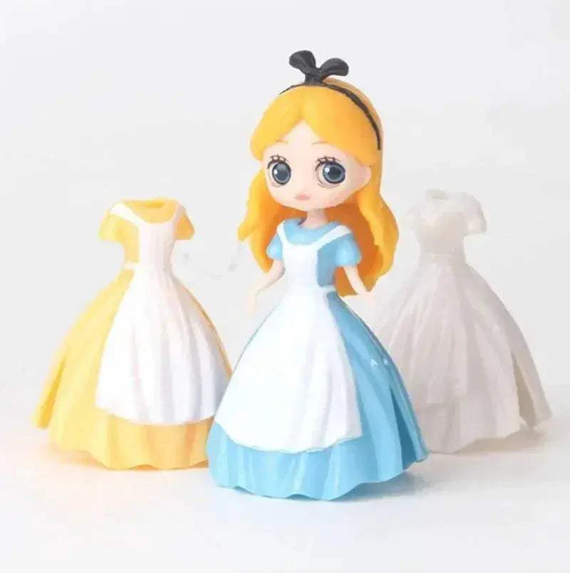 PVC Princess Action Figures With Interchangeable Clothes - Image 6
