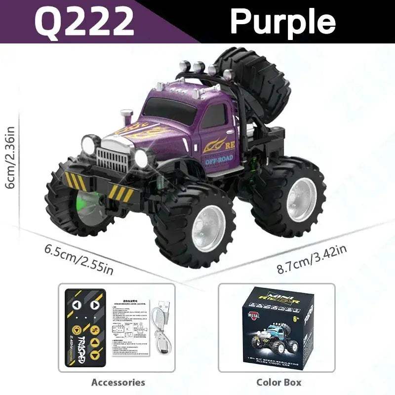 All Terrain Alloy RC Truck With Trailer Gift For Kids - Image 12
