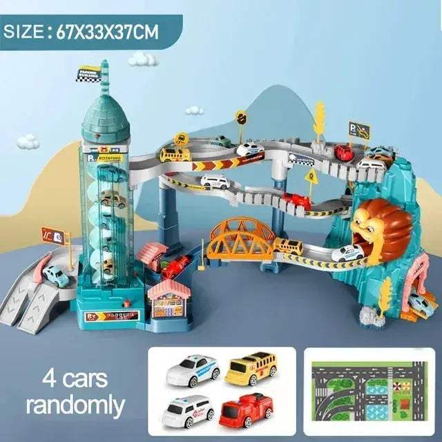 Rail Car Toys Dinosaur Building Set For Kids Interactive - Image 11