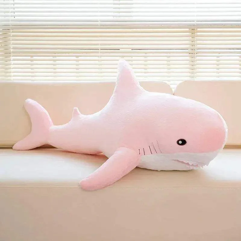 Rainbow Shark Plush Pillow for Kids Cozy Hugs and Comfort - Image 13