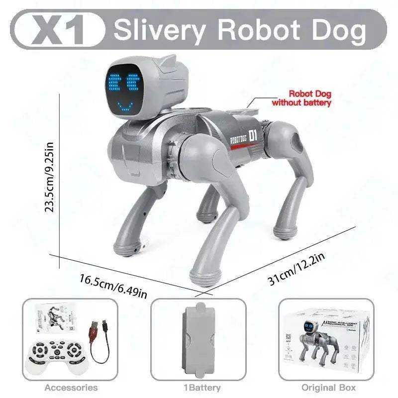 RC AI Robot Dog Toy With Voice Commands And Dancing - Image 8