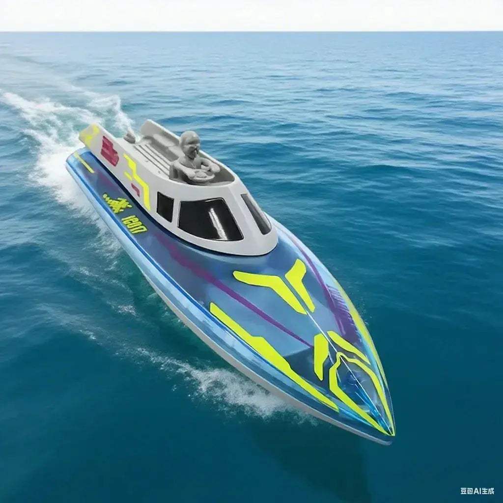 RC Boat 2.4GHz High Speed Waterproof Remote Control Toy - Image 2