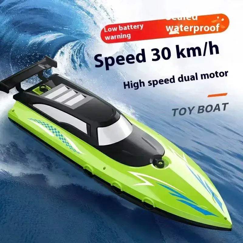 RC Boat With Bright LED Lights Remote Control For Pools - Image 14