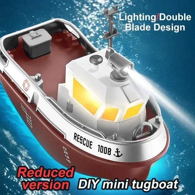 RC Boat With Lights And Long Range Remote Control System - Image 3