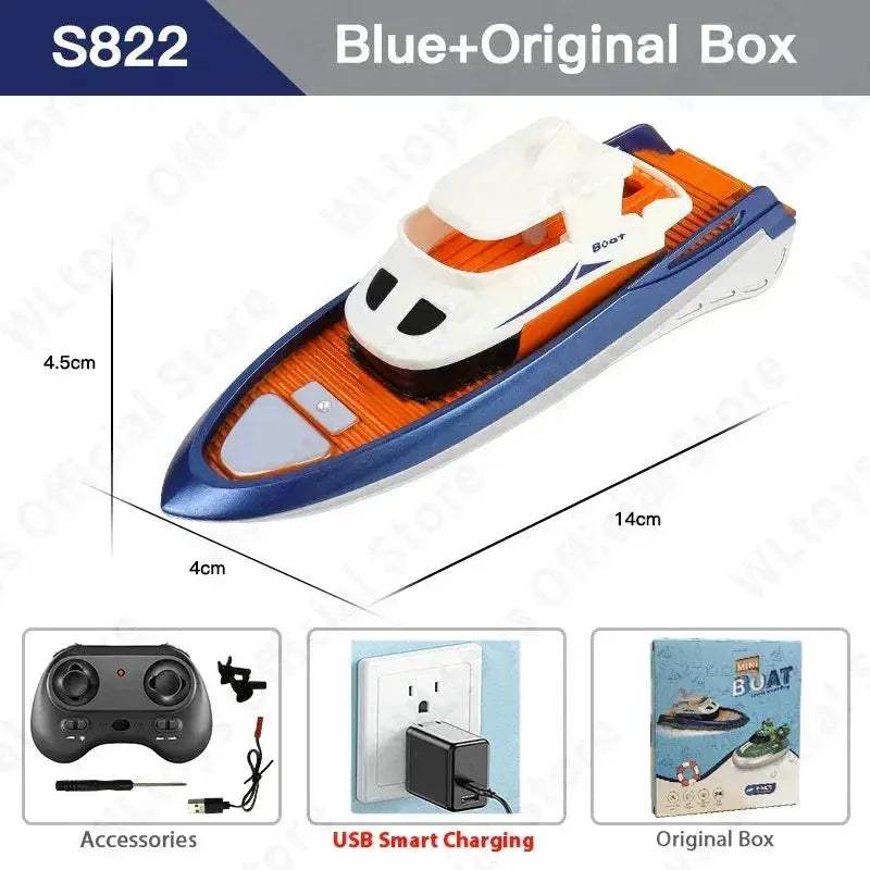 RC Boat With Lights And Long Range Remote Control System - Image 8