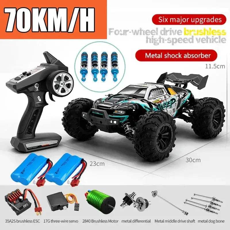RC Car Off Road 4x4 Brushless High Speed Monster 70KMH - Image 10