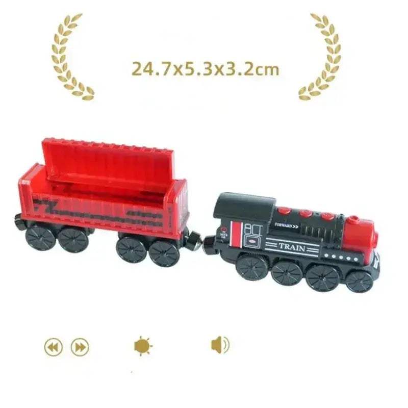 RC Electric Train Diecast Locomotive Magnetic For Kids - Image 27