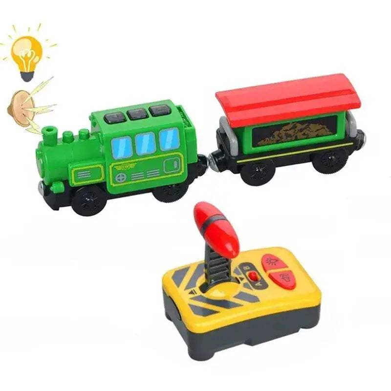 RC Electric Train Diecast Locomotive Magnetic For Kids - Image 3