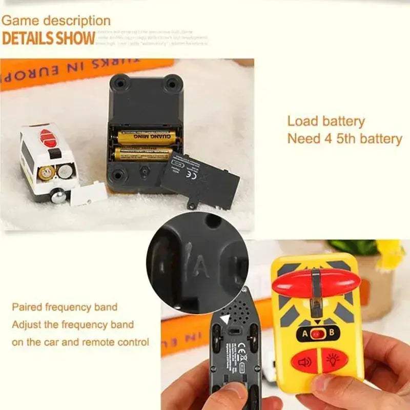 RC Electric Train Diecast Locomotive Magnetic For Kids - Image 5