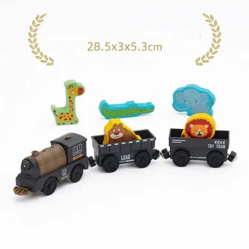 RC Electric Train Diecast Locomotive Magnetic For Kids - Image 6