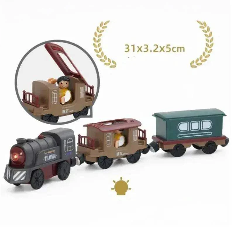 RC Electric Train Diecast Locomotive Magnetic For Kids - Image 7