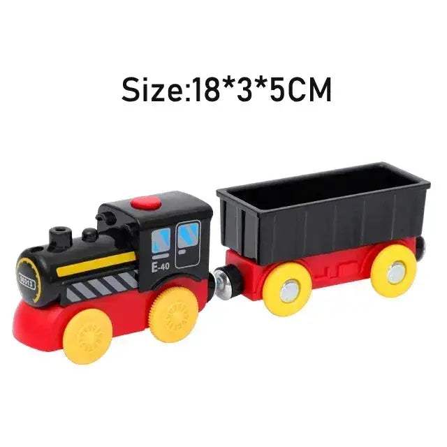 RC Electric Train Set With Diecast Locomotive And Magnetic Track - Image 20