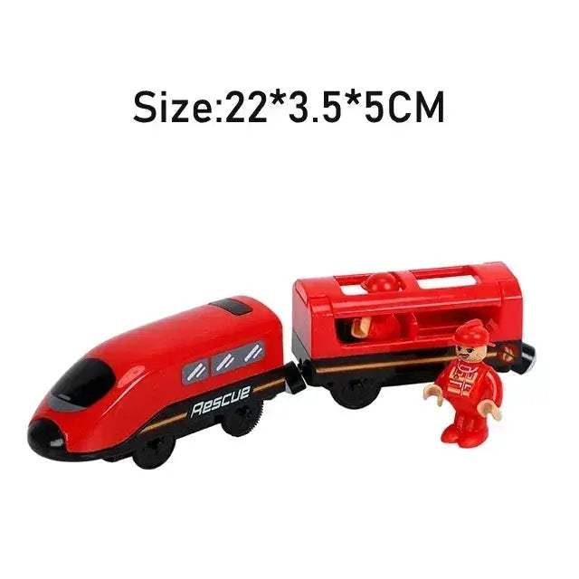 RC Electric Train Set With Diecast Locomotive And Magnetic Track - Image 22