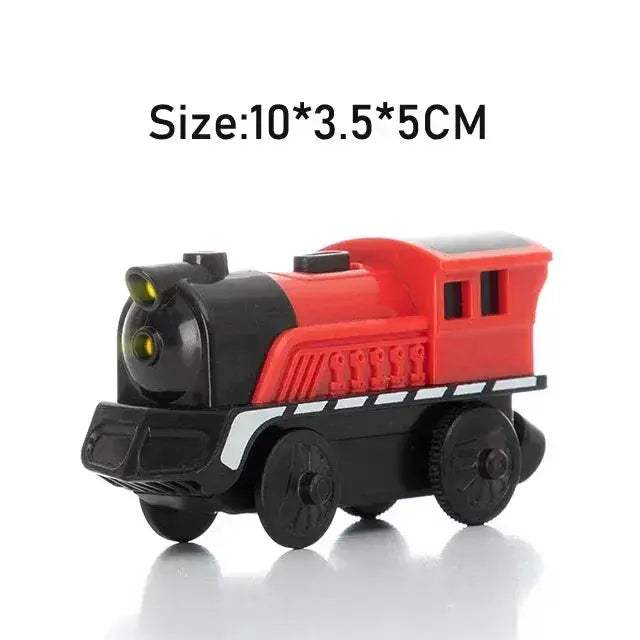 RC Electric Train Set With Diecast Locomotive And Magnetic Track - Image 26