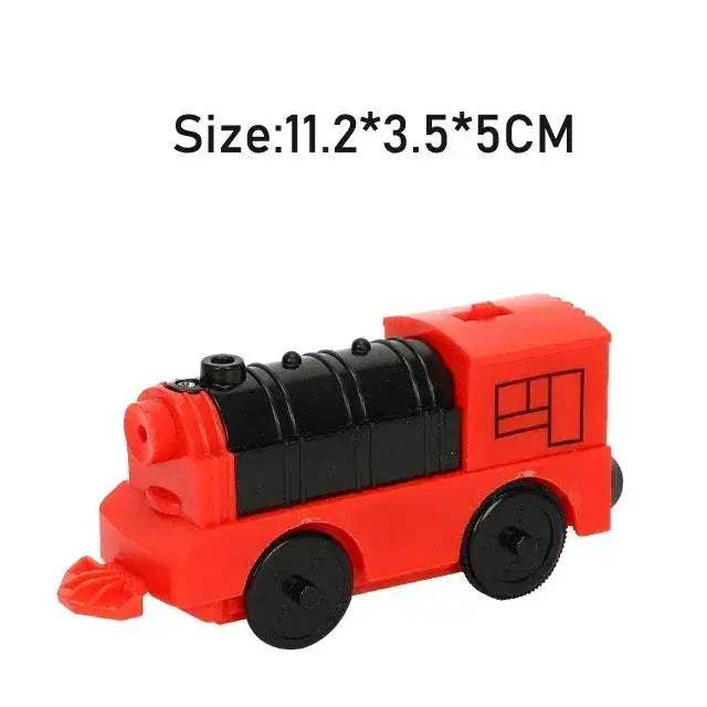 RC Electric Train Set With Diecast Locomotive And Magnetic Track - Image 27
