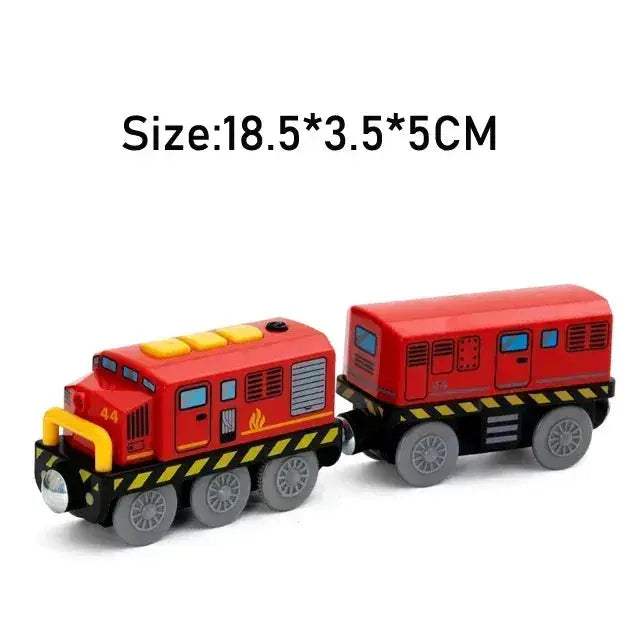 RC Electric Train Set With Diecast Locomotive And Magnetic Track - Image 31