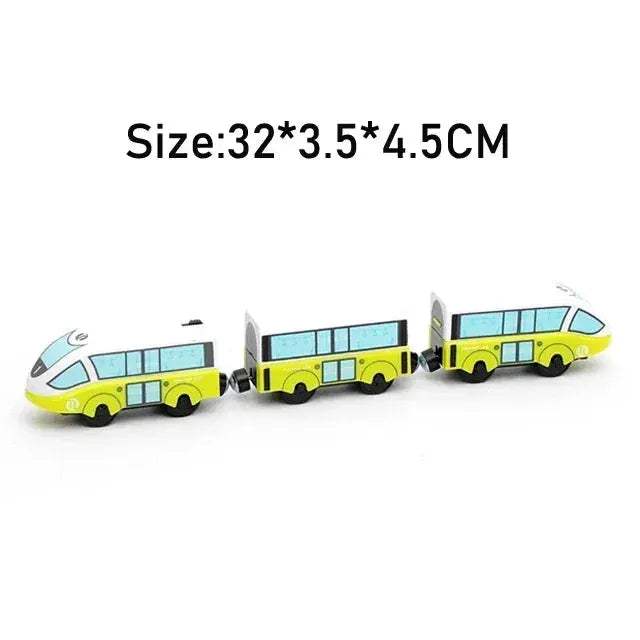 RC Electric Train Set With Diecast Locomotive And Magnetic Track - Image 33
