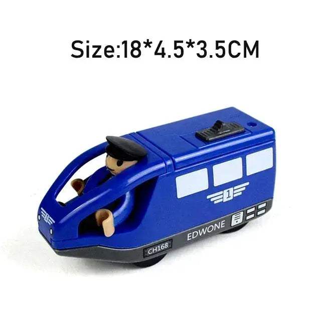 RC Electric Train Set With Diecast Locomotive And Magnetic Track - Image 34