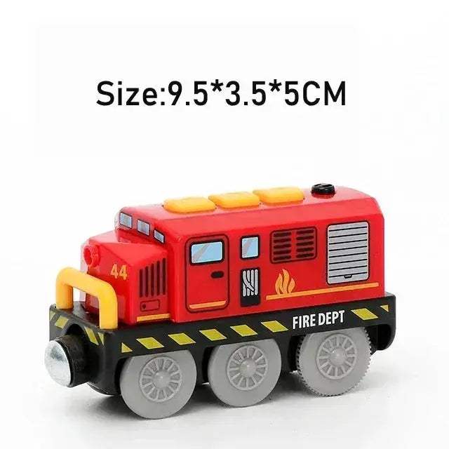 RC Electric Train Set With Diecast Locomotive And Magnetic Track - Image 7