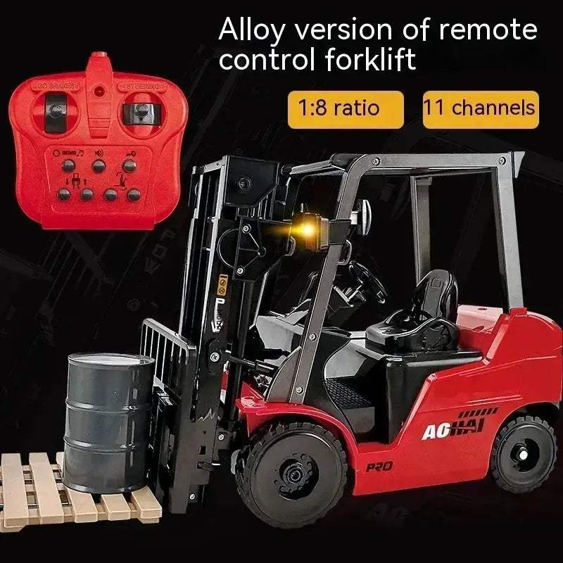 RC Forklift Truck 1:8 LED Lights Remote Control Toy - Image 5